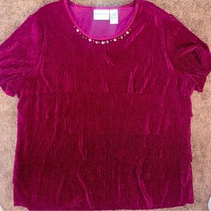 Women’s Dark Red Blouse